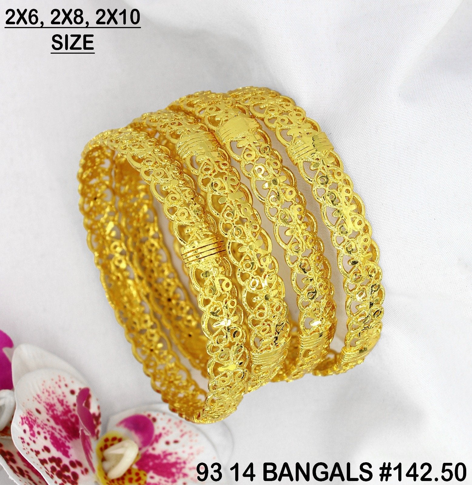 Morison Designer Gold-Plated Bangles for Women | Traditional Ethnic Jewellery | Perfect for Weddings, Parties & Festive Wear