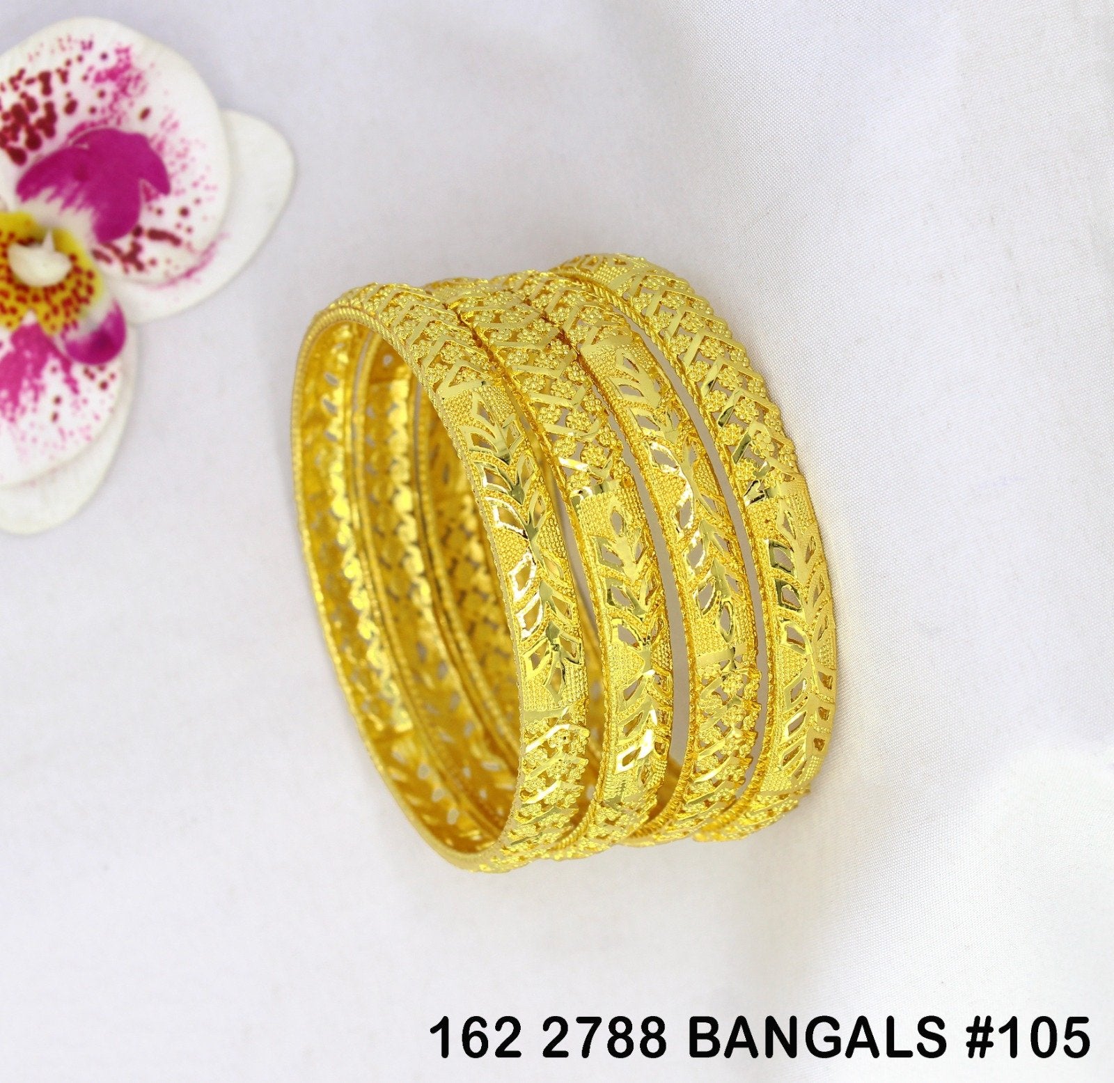 Morison Designer Gold-Plated Bangles for Women | Traditional Ethnic Jewellery | Perfect for Weddings, Parties & Festive Wear