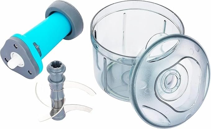 700ml Square Push Chopper - Efficient Manual Food Processor for Quick Chopping