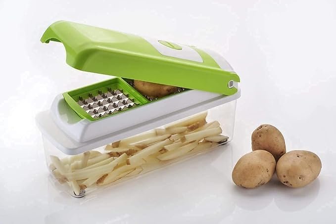 12-in-1 Nicer Dicer - Versatile Kitchen Tool for Effortless Chopping, Slicing, and Dicing