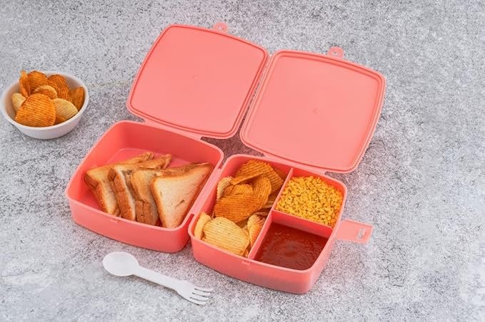 2 Pcs Lunch Box Set - Durable and Stylish Food Containers for Meal Prep