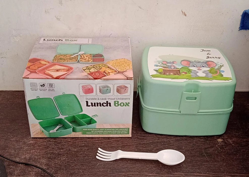 2 Pcs Lunch Box Set - Durable and Stylish Food Containers for Meal Prep