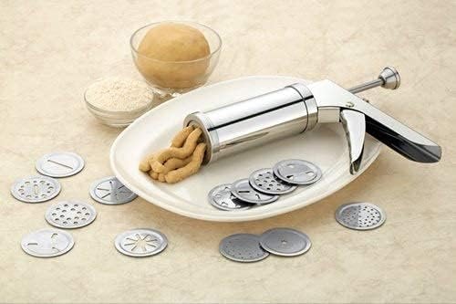 15 in 1 Stainless Steel Kitchen Press with Different Parts