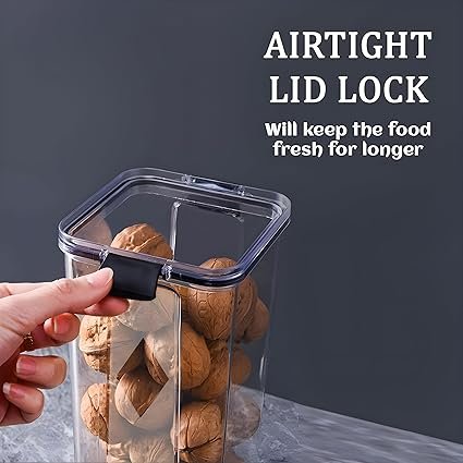 1100ml Lock Container - Airtight Food Storage for Freshness & Organization