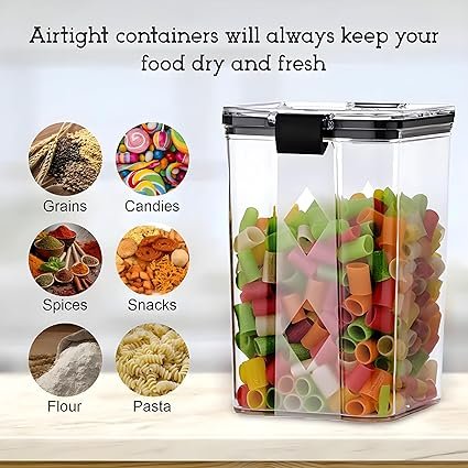 1100ml Lock Container - Airtight Food Storage for Freshness & Organization