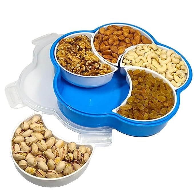 Multipurpose Dry Fruit Box - Stylish Airtight Storage Container for Nuts, Snacks, and More