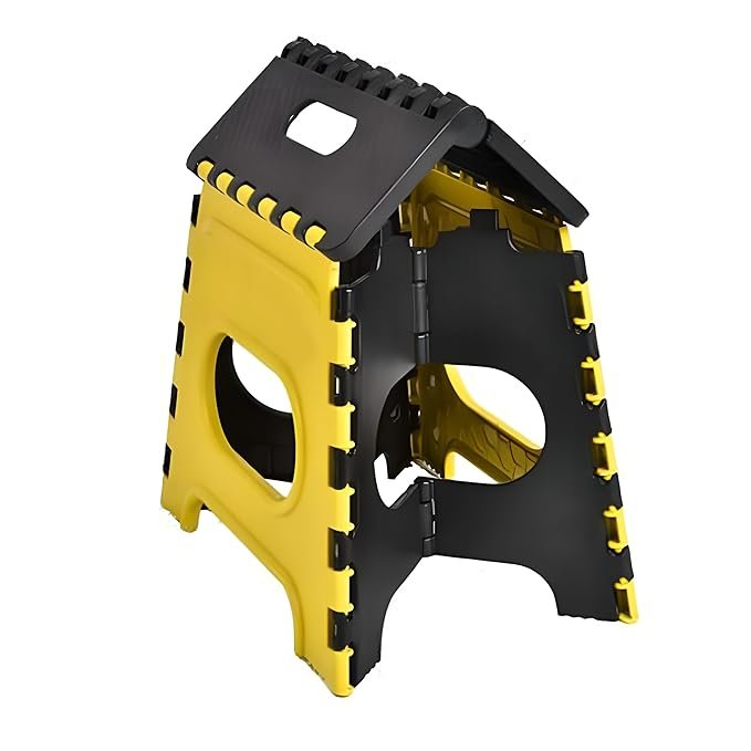 12-Inch Folding Stool - Compact and Portable Seating Solution for Home, Camping, and Outdoors