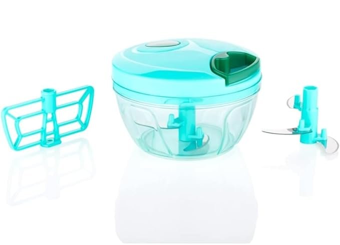 Pro Chopper 450ml – Powerful Manual Vegetable & Fruit Chopper with Sharp Stainless Steel Blades, BPA-Free
