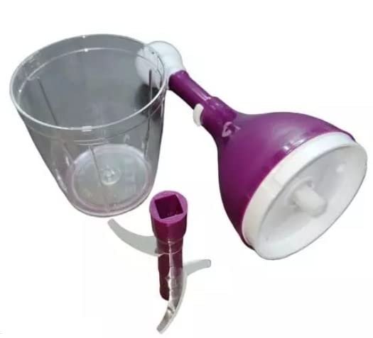 Xpress Push Chopper – Quick and Efficient Vegetable & Fruit Chopper with Sharp Stainless Steel Blades, Compact Design