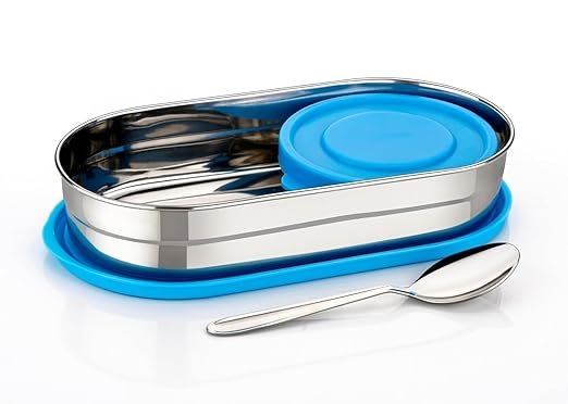 Oval Lunch Box – Sleek and Stylish Meal Container with a Unique Oval Design, Perfect for Packing Balanced Meals, Ideal for Work or School, BPA-Free and Easy to Clean
