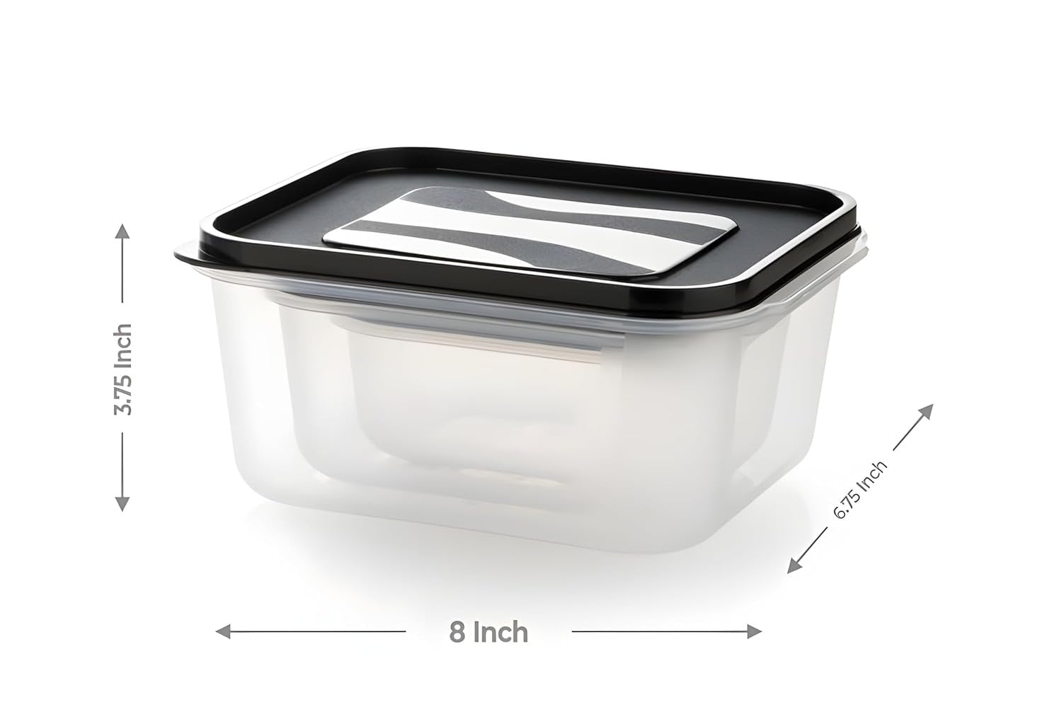 Square Container 3-Piece Set – Airtight, Leak-Proof Food Storage Containers, BPA-Free, Stackable, Microwave & Freezer Safe, Ideal for Kitchen Organization and Meal Prep