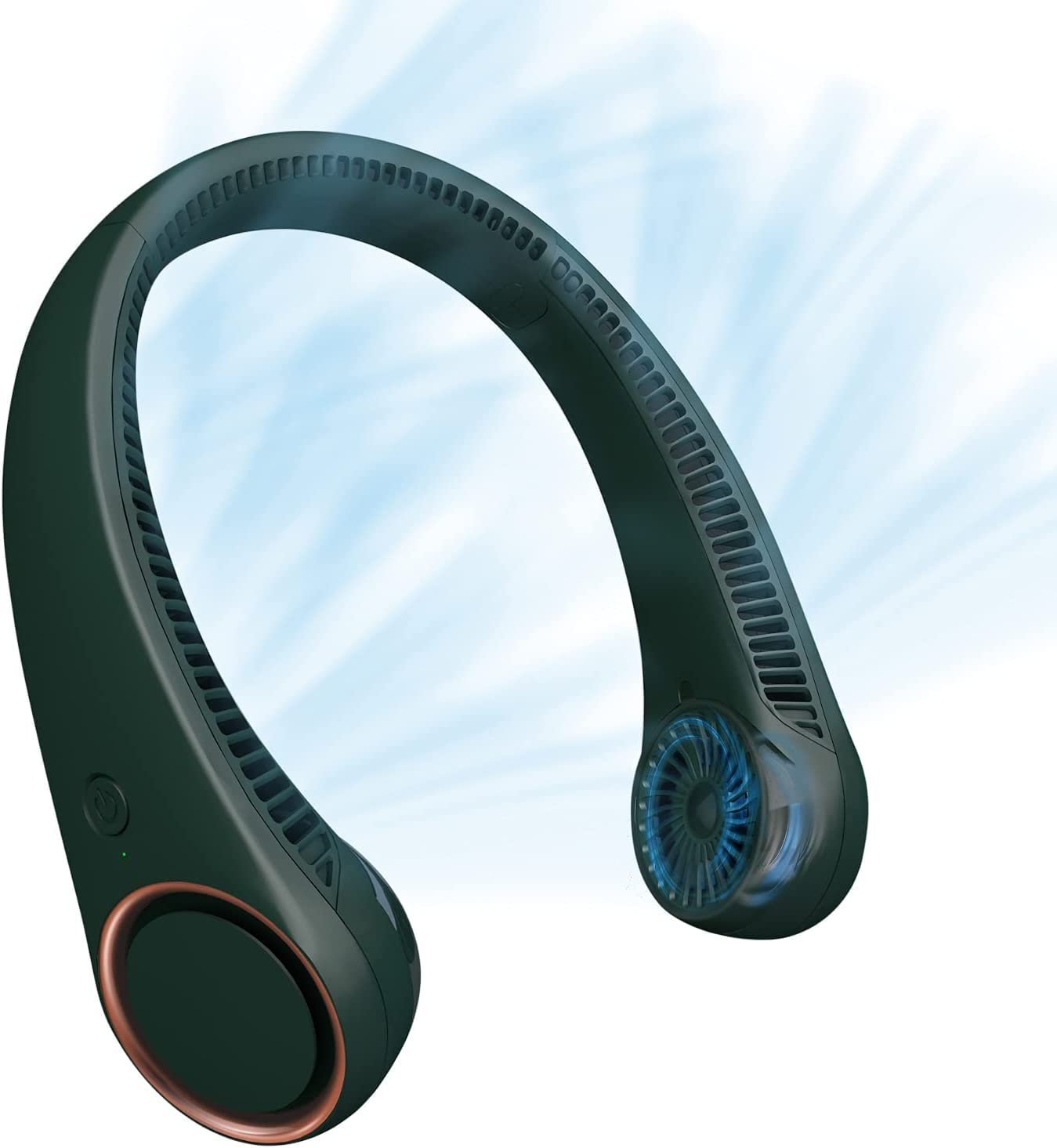 Portable Neck Fan - Rechargeable, Hands-Free Cooling for Outdoor, Travel & Sports