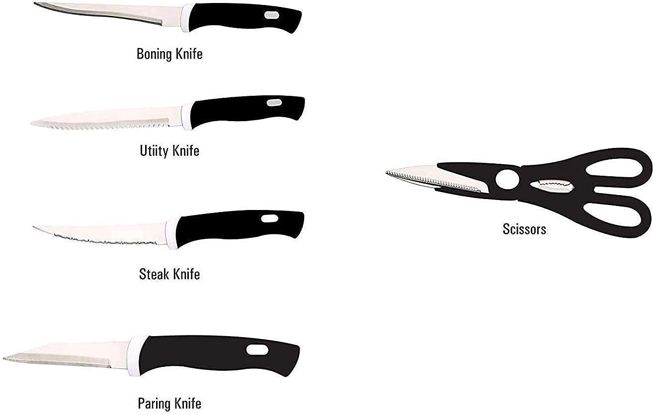 Wooden Knives Set – Eco-Friendly, Durable, and Stylish Wooden Handle Kitchen Knives, Perfect for Cutting, Slicing, and Chopping, Includes Multi-Purpose Knives for Home and Professional Use