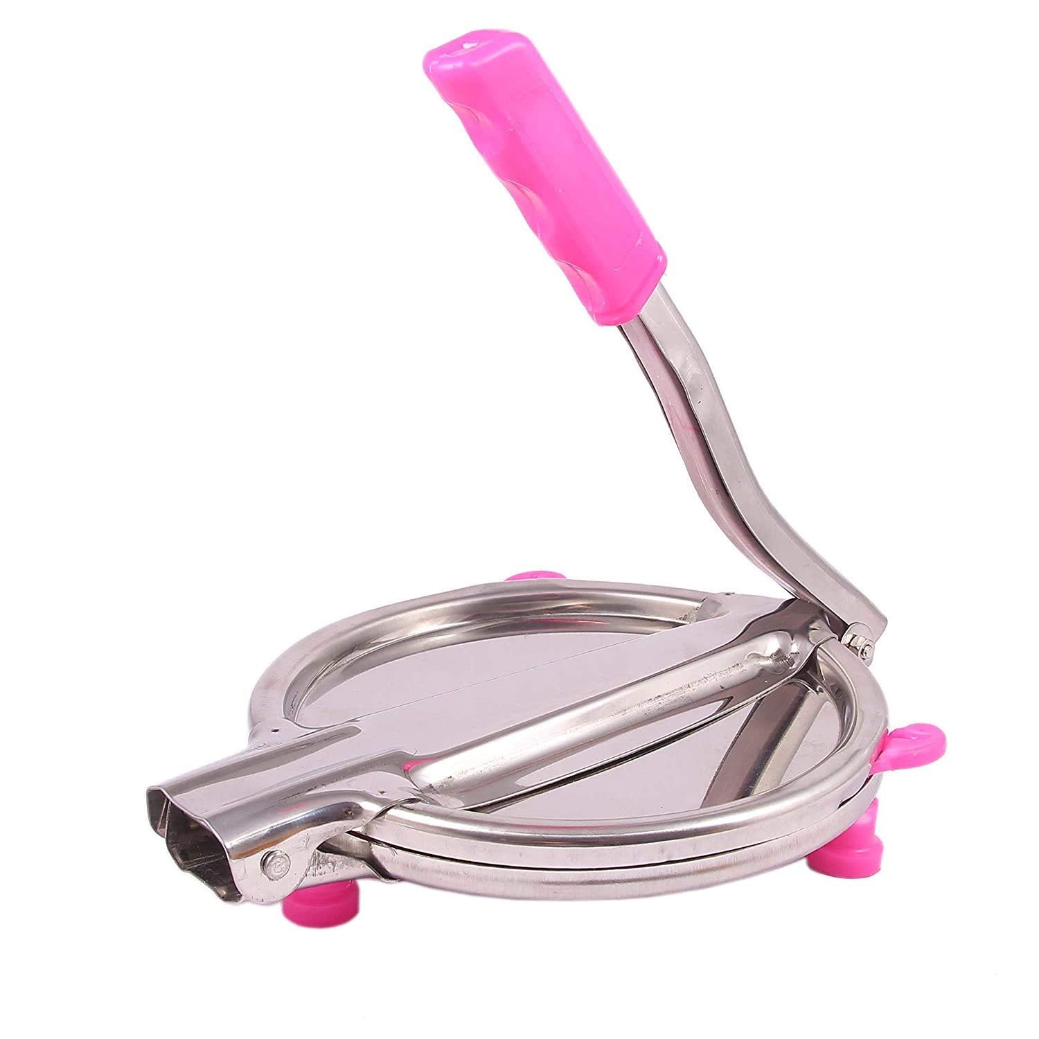SS Puri/Chapati Press – Premium Stainless Steel Roti Press for Easy & Even Chapati, Puri, Paratha, and Flatbread Making, Durable, Non-Stick, Easy to Use, Ideal for Home Kitchens and Professional Use