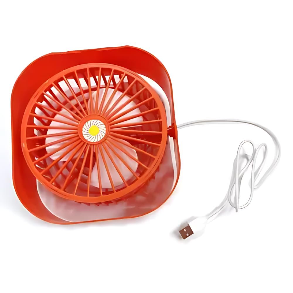 Portable Desk Fan – USB Rechargeable Personal Fan, Adjustable Speed, Quiet & Compact Design for Home, Office, or Travel – Energy-Saving, Lightweight, and Easy to Use