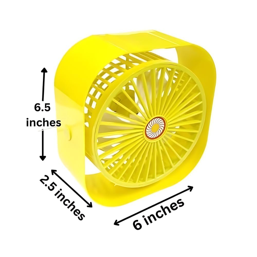 Portable Desk Fan – USB Rechargeable Personal Fan, Adjustable Speed, Quiet & Compact Design for Home, Office, or Travel – Energy-Saving, Lightweight, and Easy to Use
