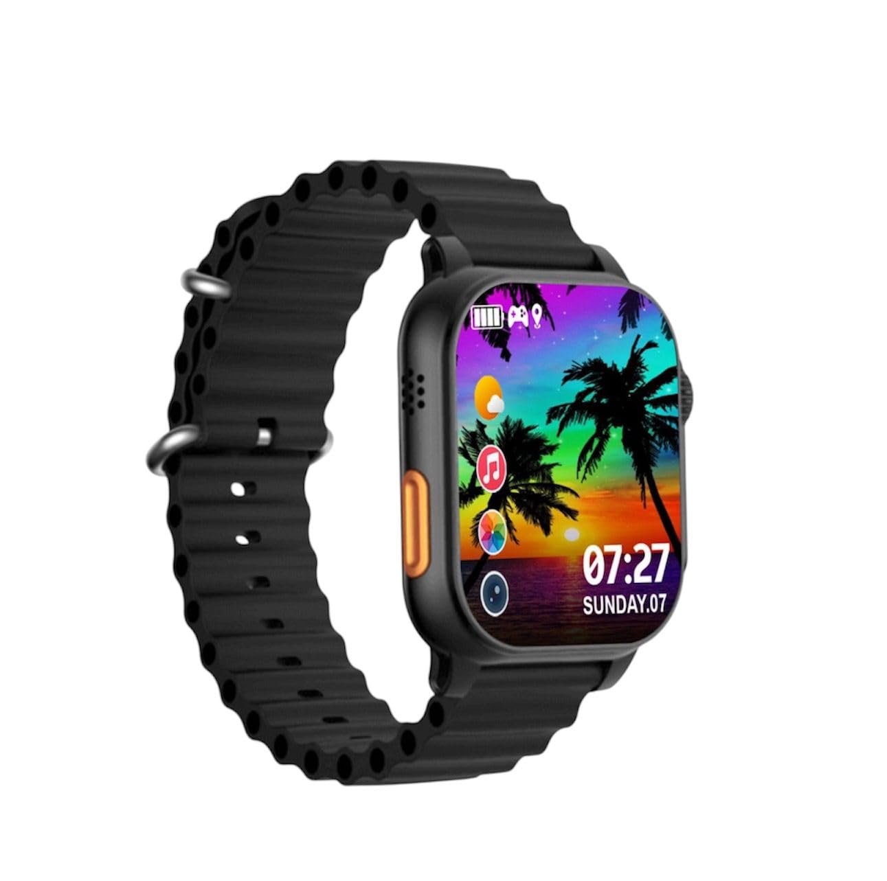 T800 Smart Watch for Men and Women, Fitness Tracker, Heart Rate Monitor, Waterproof, Touchscreen, Sleep Monitor, Compatible with iOS & Android