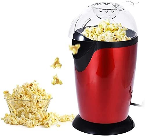 Easy Popcorn Maker – Hot Air Popper, Oil-Free, Fast and Convenient, Perfect for Healthy Homemade Popcorn, 1200W, Compact Design, Ideal for Family Movie Nights and Parties