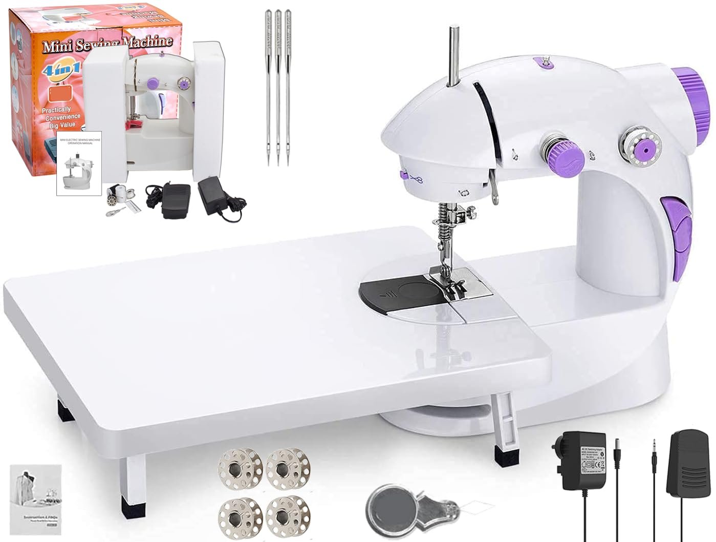 Mini Sewing Machine - Portable, Compact, Easy-to-Use, Perfect for Quick Repairs, Beginners, and Small Projects