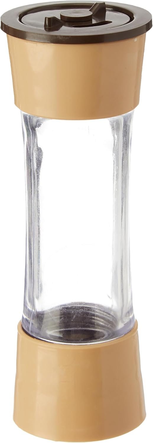 16 PCS Spice Rack Set - Brown Wooden Spice Organizer with Jars, Lids & Labels | Perfect for Kitchen Storage & Organization