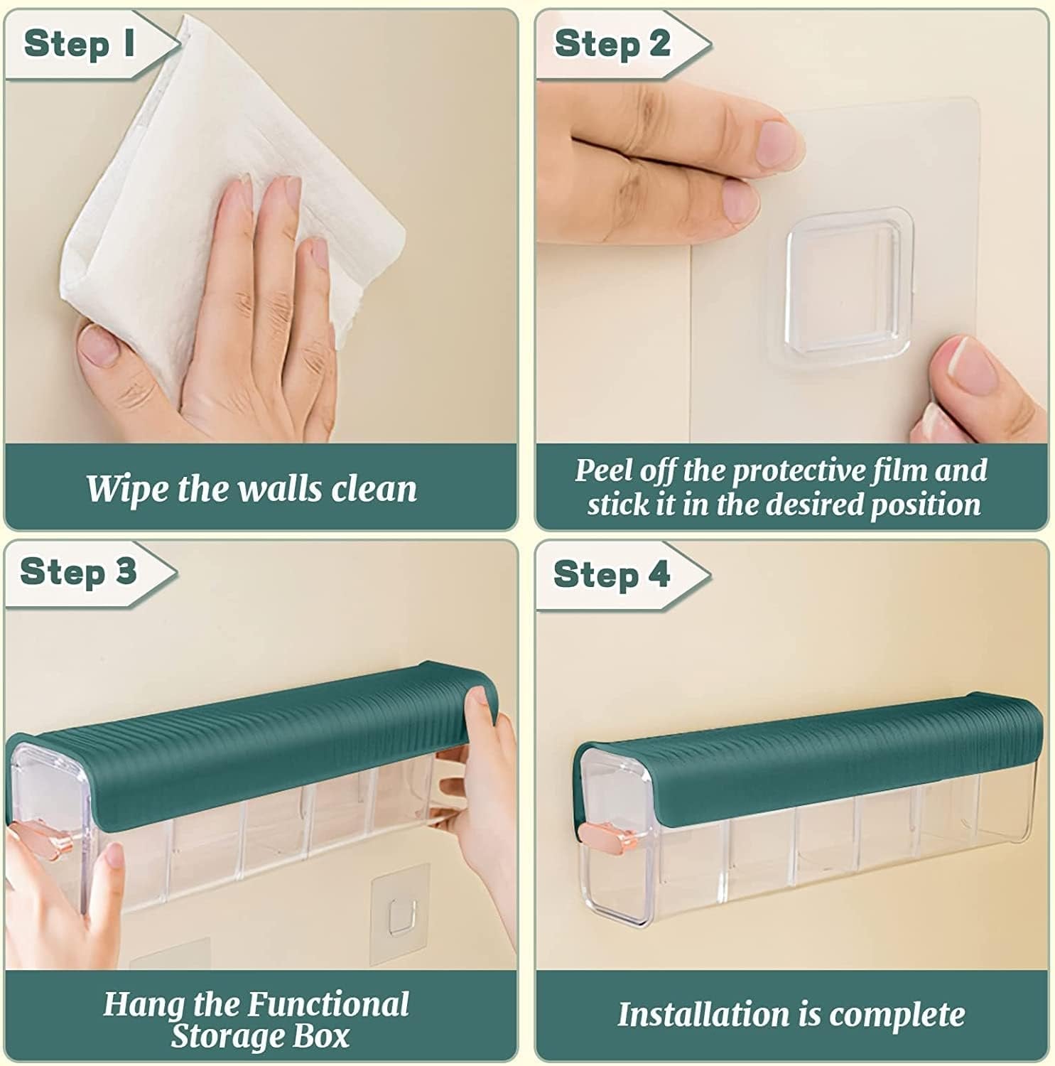 6 Slot Socks Organizer - Space-Saving Drawer Organizer for Socks, Underwear, and Accessories | Foldable, Durable, and Easy to Use