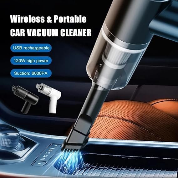 2 in 1 Vacuum Cleaner - Cordless, Lightweight Stick & Handheld Vacuum | Powerful Suction for Home, Car, and Pet Hair | Easy to Use and Clean