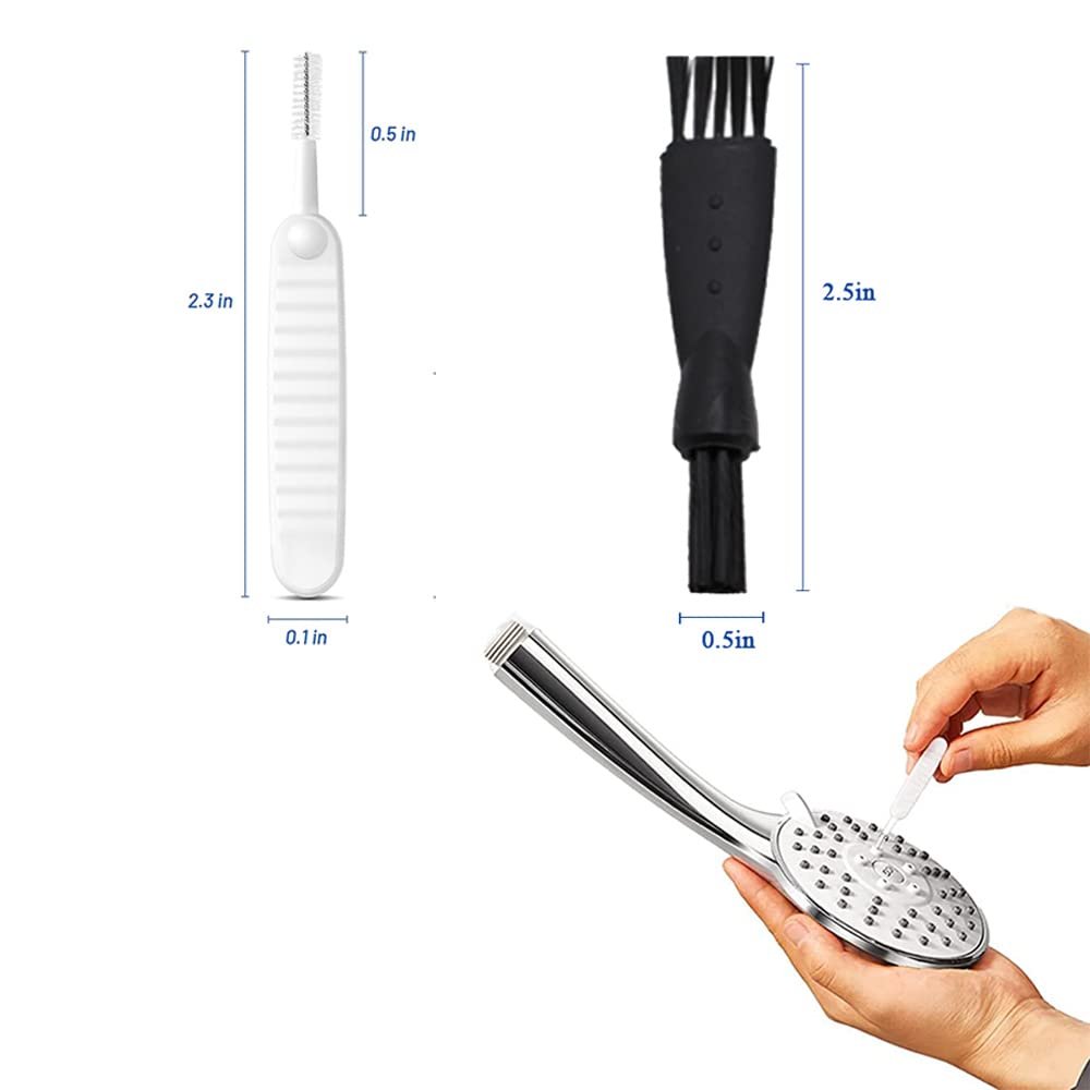 Shower Nozzle Cleaning Brush – Effective Water Hardness & Limescale Remover, Easy-to-Use Brush for Cleaning Shower Heads, Faucet Nozzles, and Sprayers