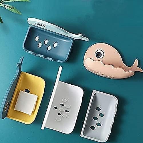Fish Soap Holder (2 Pcs) – Cute & Functional Soap Dish for Bathroom or Kitchen, Keeps Soap Dry and Organized, Perfect for Kids and Adults