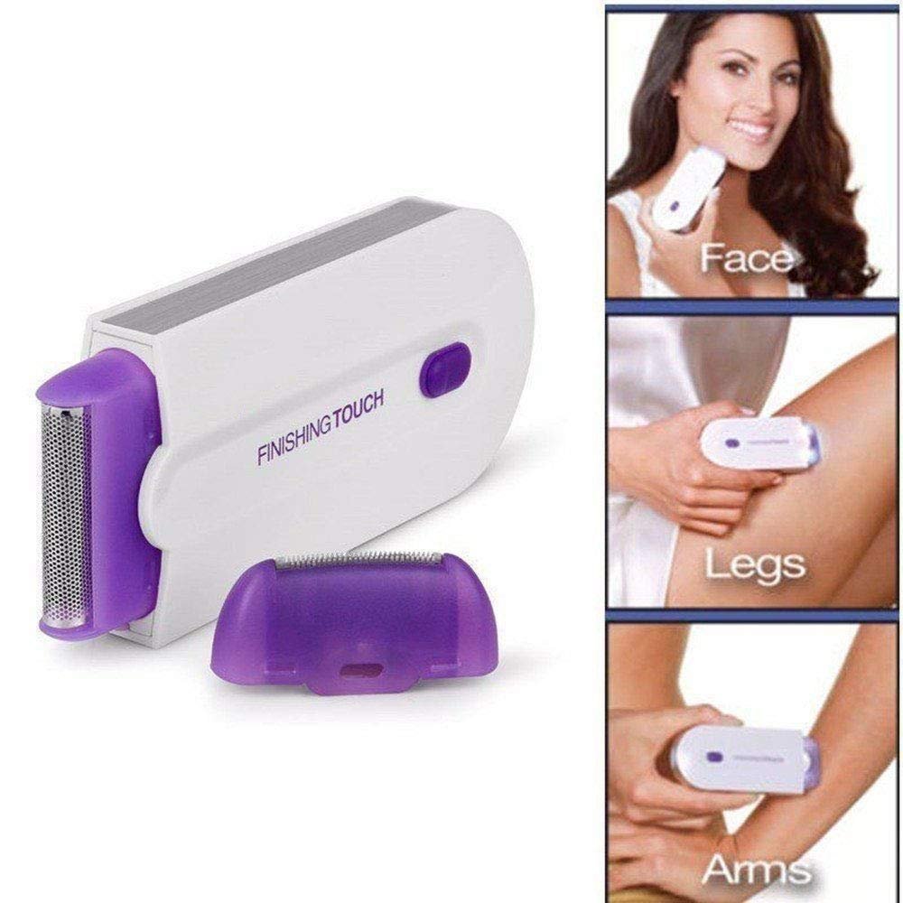Finishing Touch Hair Remover – Precision Facial & Body Hair Removal Tool, Painless, Smooth Skin, Safe for Sensitive Skin, Rechargeable and Portable