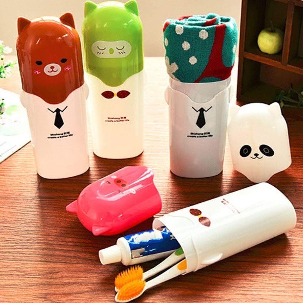 Cartoon Toothbrush Holder – Fun & Cute Bathroom Organizer, Kids’ Toothbrush Stand, Space-Saving, Durable and Easy to Use, Ideal for Children’s Bathroom