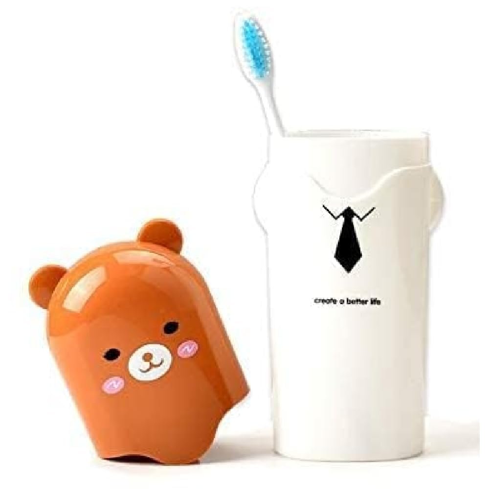 Cartoon Toothbrush Holder – Fun & Cute Bathroom Organizer, Kids’ Toothbrush Stand, Space-Saving, Durable and Easy to Use, Ideal for Children’s Bathroom