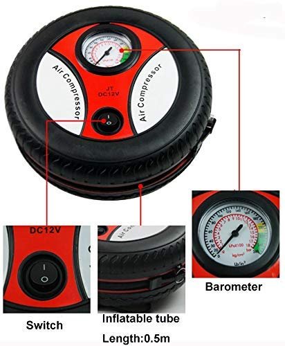 Tyre Air Compressor | Portable Car Tire Inflator for Quick & Easy Inflation