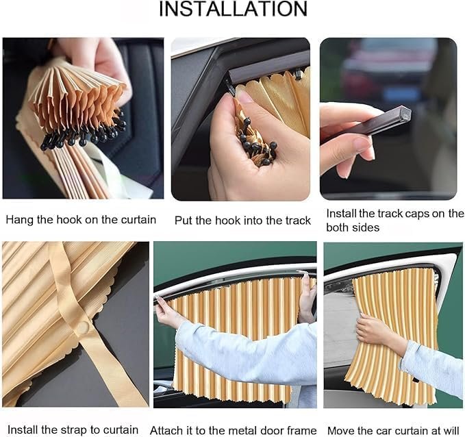 Car Window Curtain | UV Protection & Privacy Shades for Vehicles