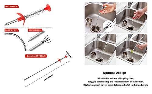 Drain Hair Catcher – Prevent Clogs, Hair Strainer for Bathtub, Shower, and Sink Drains, Easy to Install, Durable, Non-Slip, Ideal for Hair, Debris, and Soap Scum