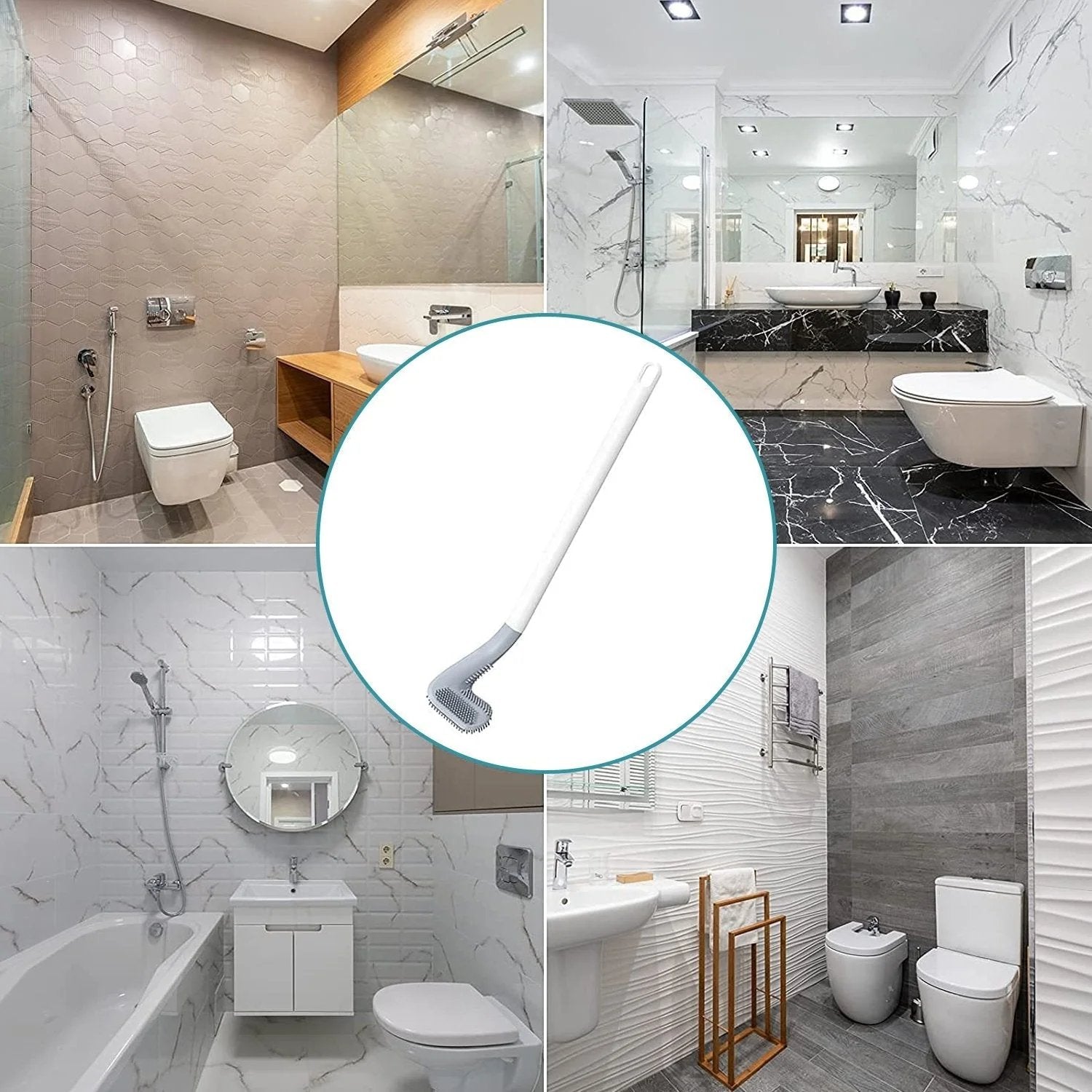 Golf Toilet Brush – Unique Golf Club Design, Ergonomic Handle, Durable Bristles for Effective Cleaning, Ideal for Golf Lovers, Bathroom Accessory