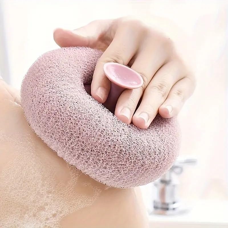 Loofah Bath Sponge – Exfoliating Body Scrubber, Soft and Durable, Removes Dead Skin, Ideal for Smooth, Glowing Skin, Perfect for Shower and Bath Use