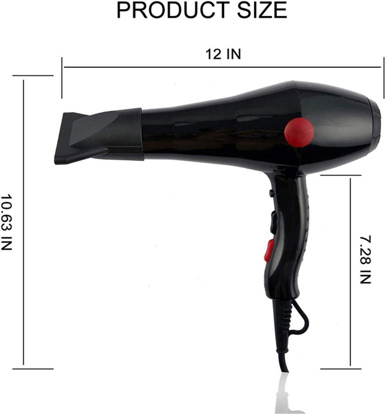 Professional Hair Dryer – High-Speed Blow Dryer with Multiple Heat & Speed Settings, Salon-Quality Results, Lightweight and Durable, Perfect for Fast Drying and Styling