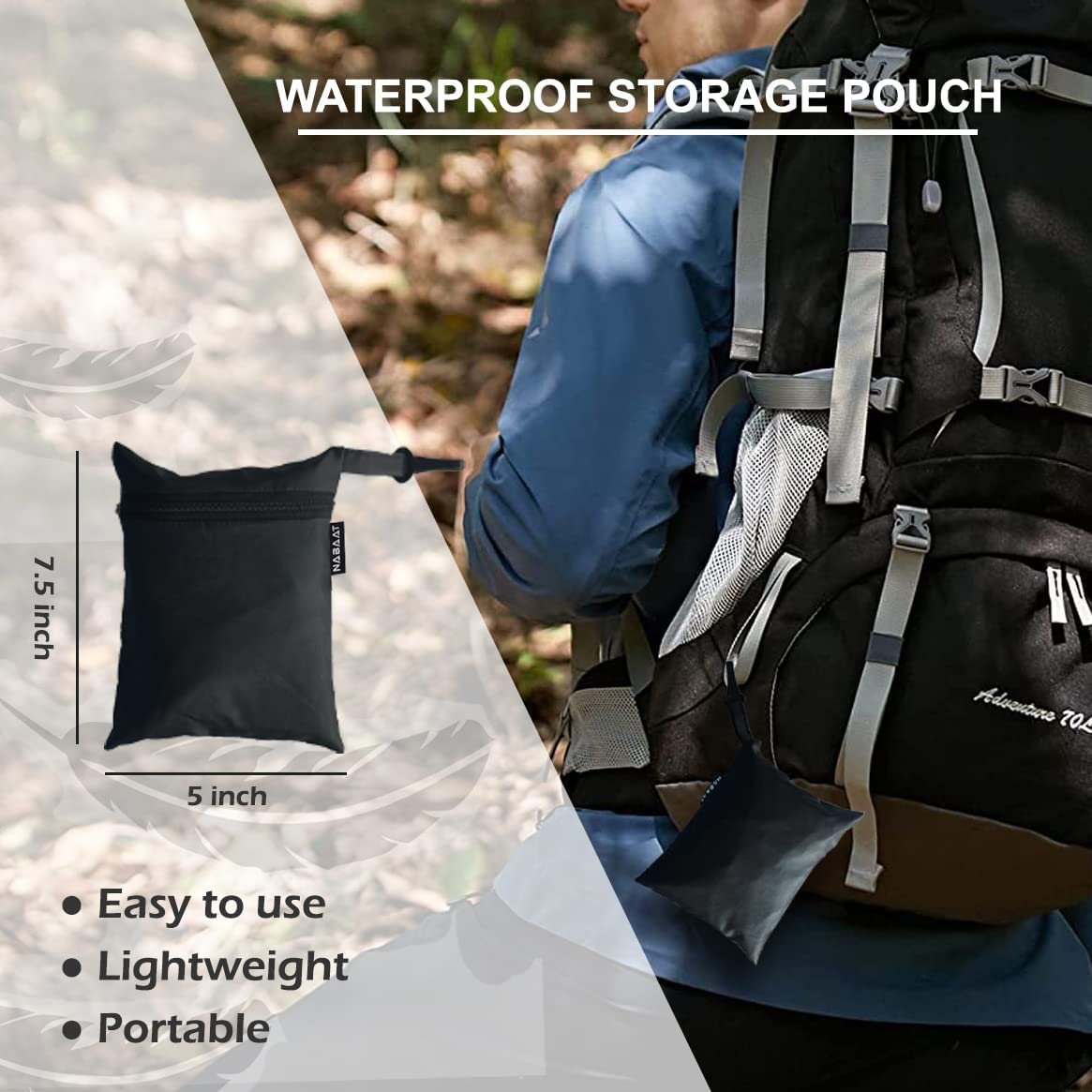 Rain Bag Cover | Waterproof Protective Cover for Bags & Backpacks | Ideal for Travel & Outdoors