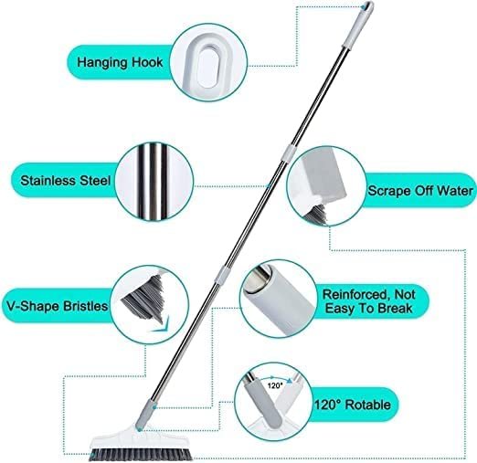 Gap Cleaning Scraper Mop Brush – Narrow, Flexible Scrubbing Tool for Grout, Tiles, Small Spaces, and Hard-to-Reach Gaps
