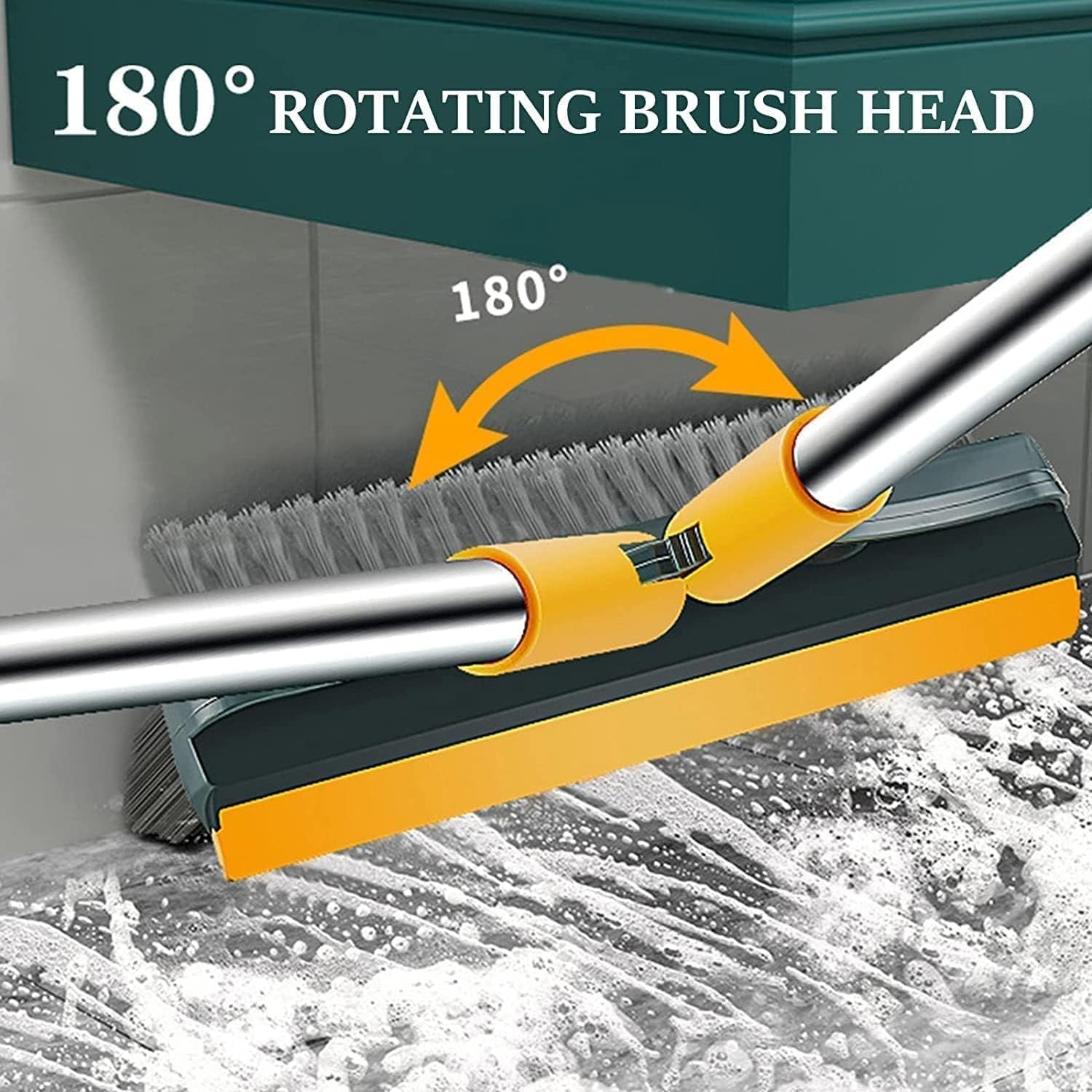 3 in 1 Cleaning Mop – Multi-Functional Floor Mop for Sweeping, Mopping, and Scrubbing, Adjustable Handle, Easy to Use