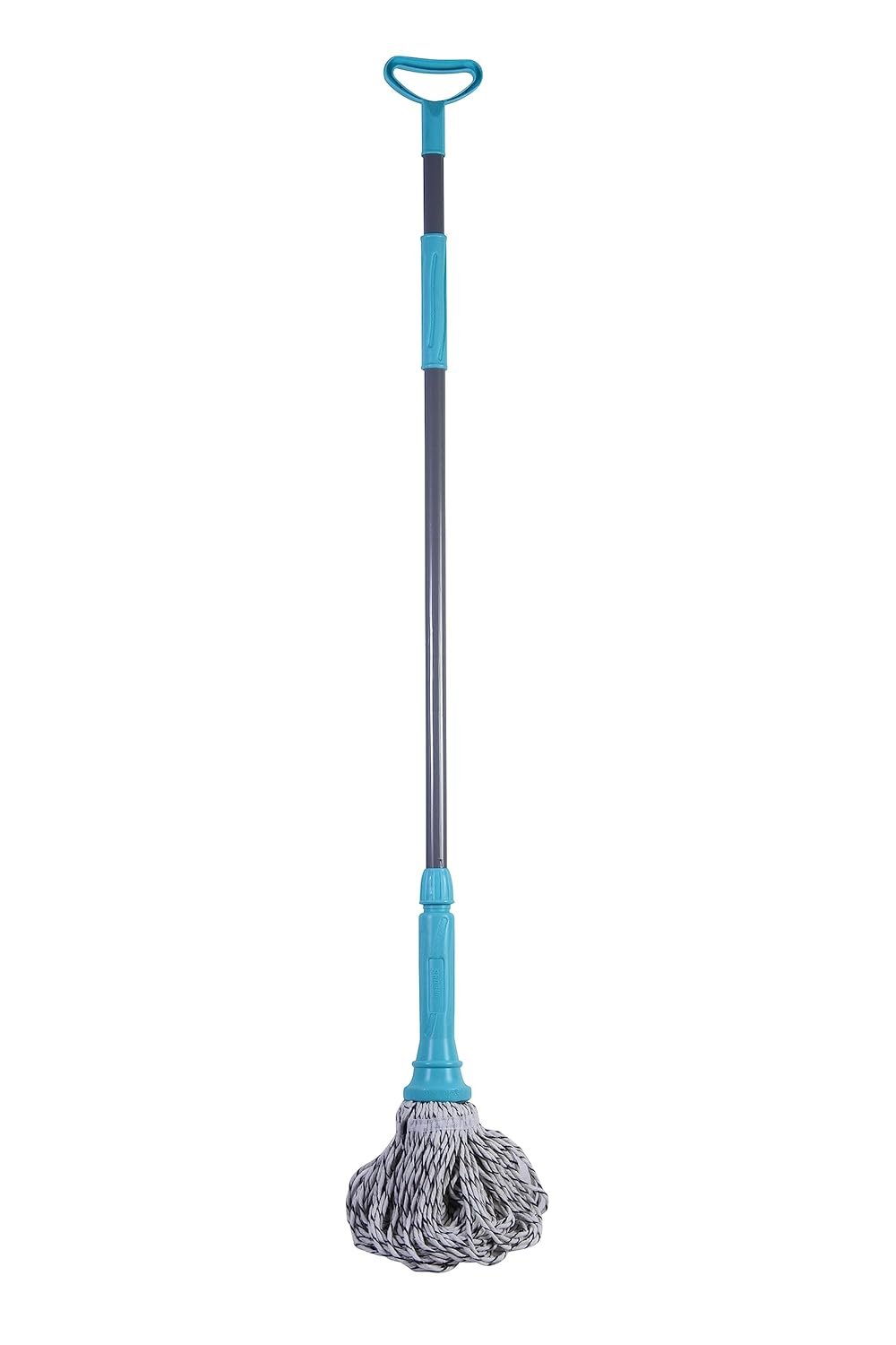 Round Cleaning Mop – Versatile Floor Mop with Microfiber Pads, 360° Rotating Head, Adjustable Handle for Easy Cleaning