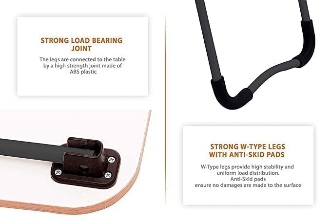 Foldable Laptop Table – Portable Adjustable Desk for Home, Office & Travel, Compact Design with Built-in Storage, Perfect for Laptops & Tablets