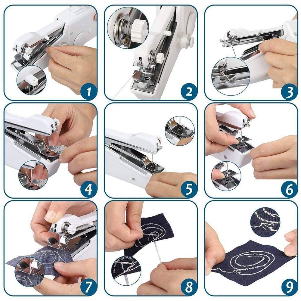 Handheld Mini Handy Stitch Sewing Machine – Portable, Lightweight, Easy-to-Use Compact Sewing Machine for Home, Travel & Quick Repairs