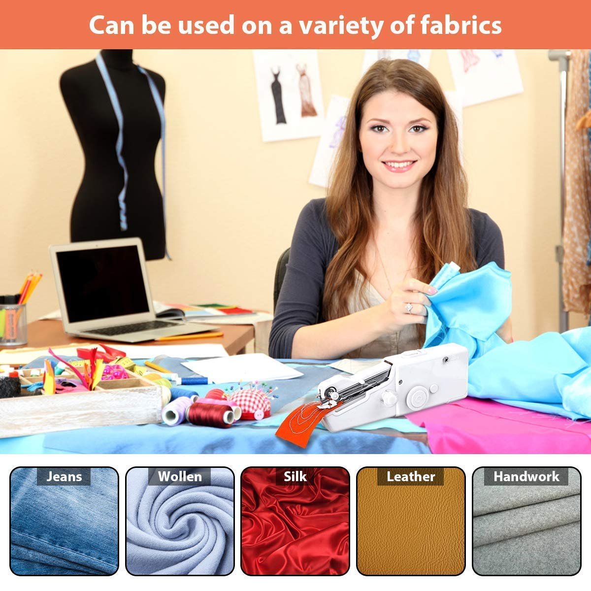 Handheld Mini Handy Stitch Sewing Machine – Portable, Lightweight, Easy-to-Use Compact Sewing Machine for Home, Travel & Quick Repairs