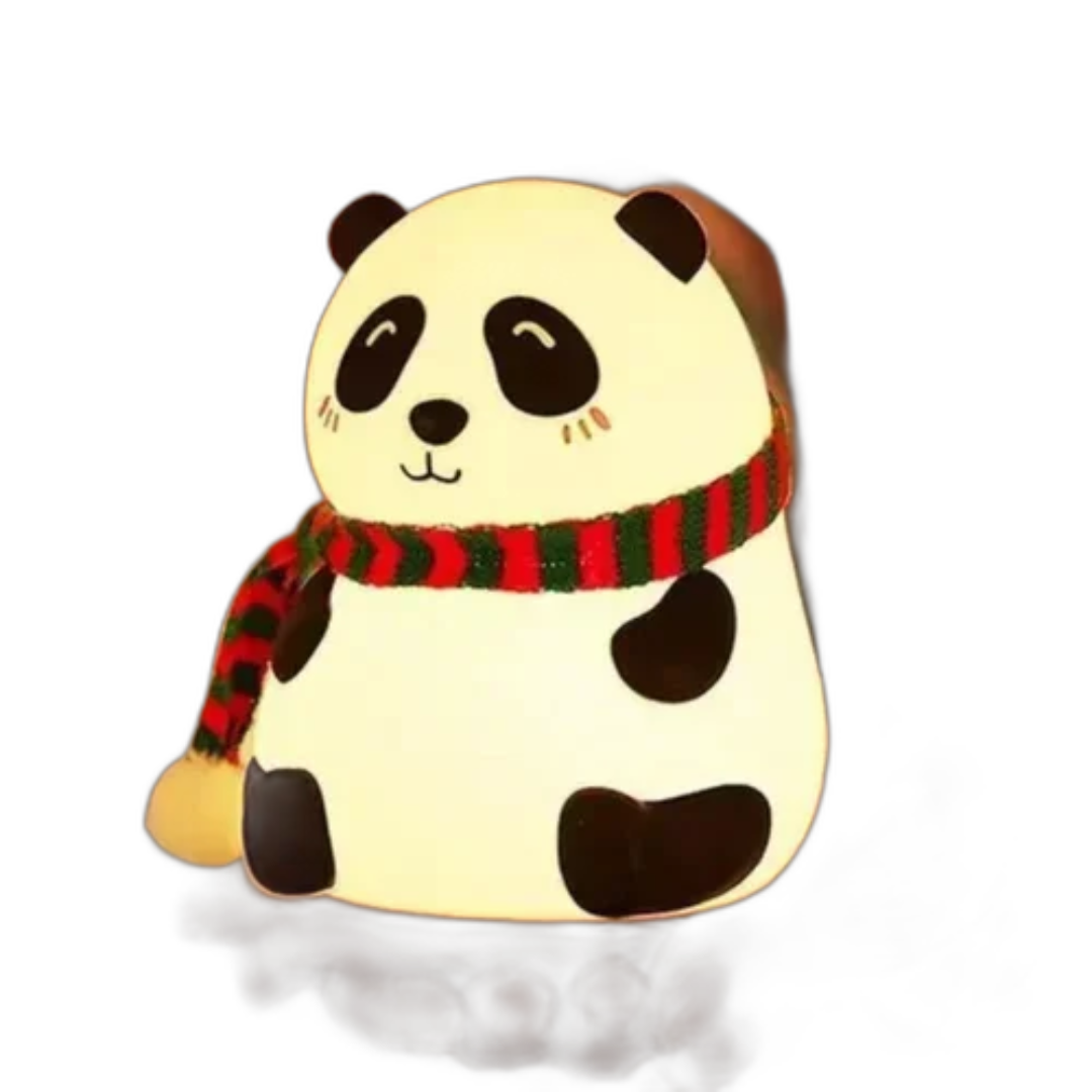Panda Night Lamp – Cute LED Night Light for Kids, Nursery, Bedroom – Soft Glow, Color Changing, Portable Lamp for Sleep & Relaxation