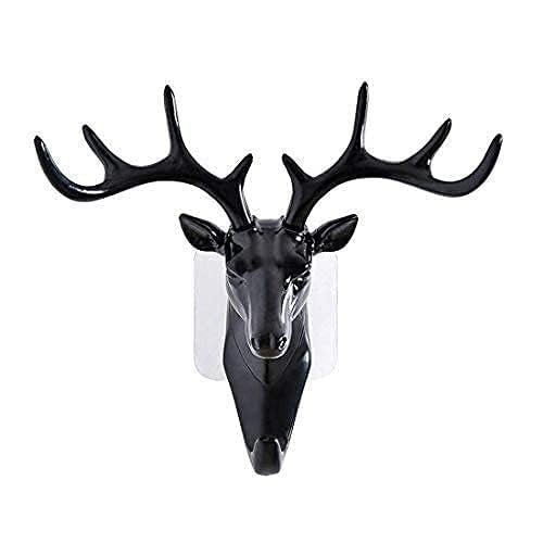 Deer Head Hanger – Stylish Wall-Mounted Deer Antler Hook for Coat, Hat, and Home Decor – Unique Animal Head Wall Hook