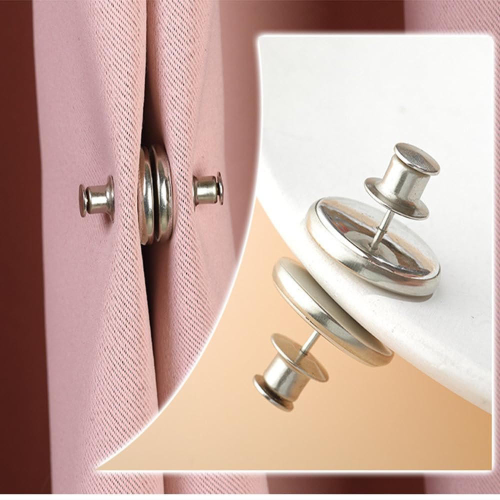 Magnetic Curtain Buckle – Elegant Magnetic Tieback for Curtains and Drapes – Easy-to-Use, Adjustable Curtain Holders for Home Decor