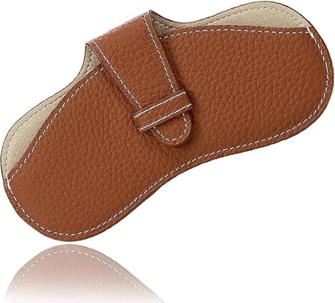 Goggle Case Cover Leather – Premium Protective Case for Eyewear, Durable, Stylish, Soft Leather Design, Perfect for Sunglasses and Goggles
