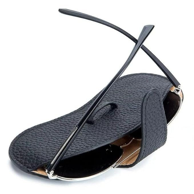 Goggle Case Cover Leather – Premium Protective Case for Eyewear, Durable, Stylish, Soft Leather Design, Perfect for Sunglasses and Goggles