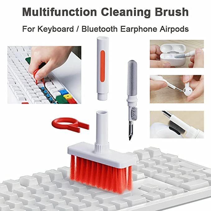 5 in 1 Keyboard Cleaning Brush – Multi-Function Dust Remover for Laptops, Keyboards, and Electronics, Anti-static, Durable, and Easy to Use
